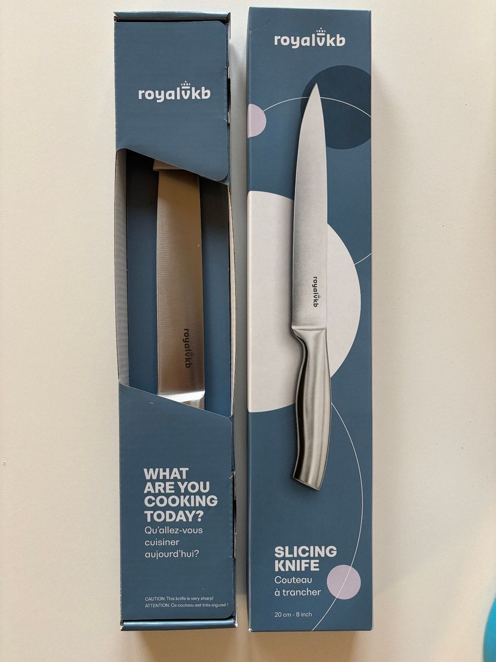 Küchenmesser: Royalvkb - Couteau à trancher - Neuf - 20cm – Neu und originalverpackt aus Grand-Lancy von alf_8dk7 1