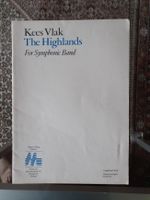 The Highlands Kees Vlak für Blasorchester