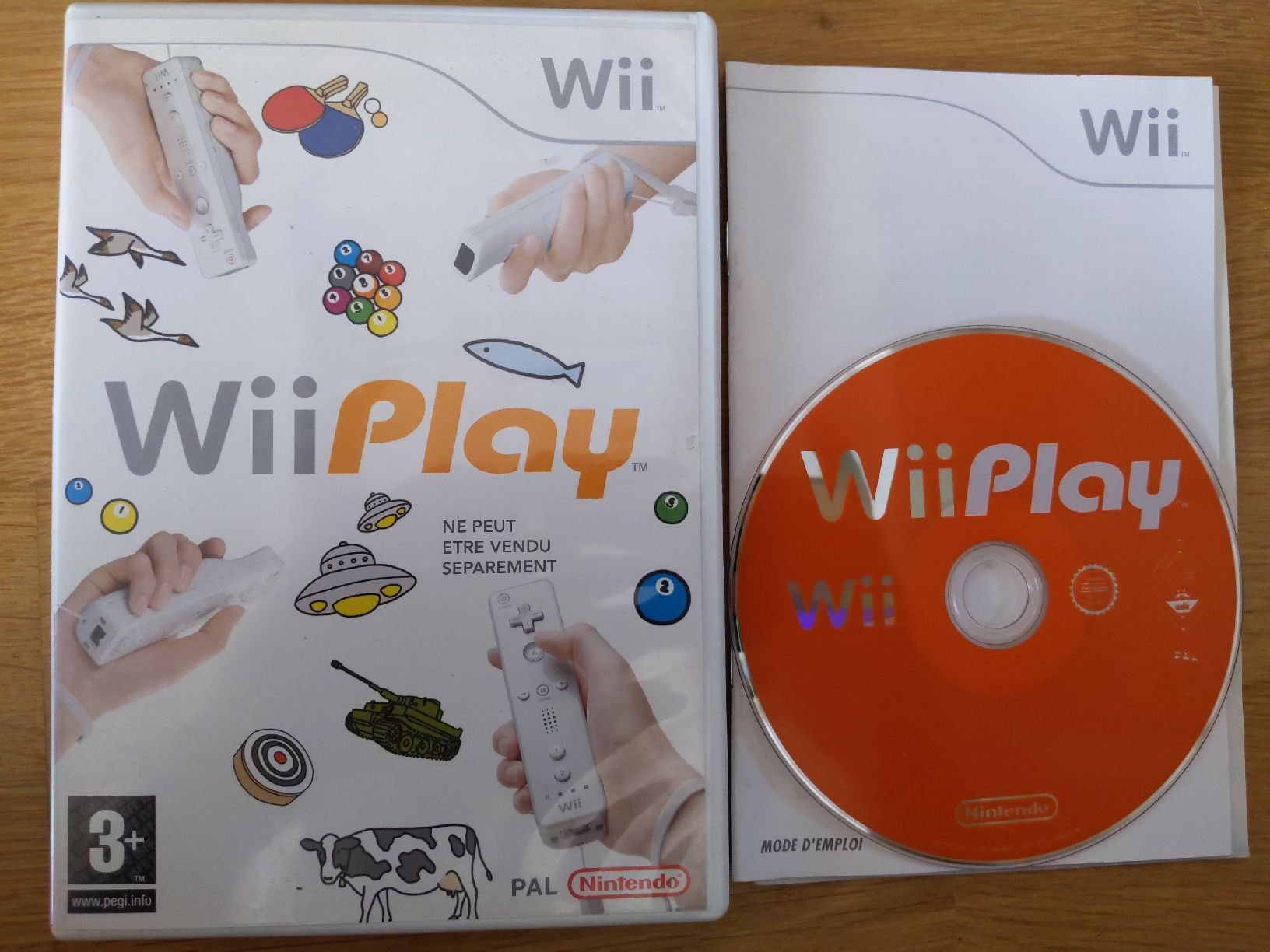 Nintendo Jeux: Wii WiiPlay Spiel disc mit Anleitung – D'occasion à Unterseen par ain_h852