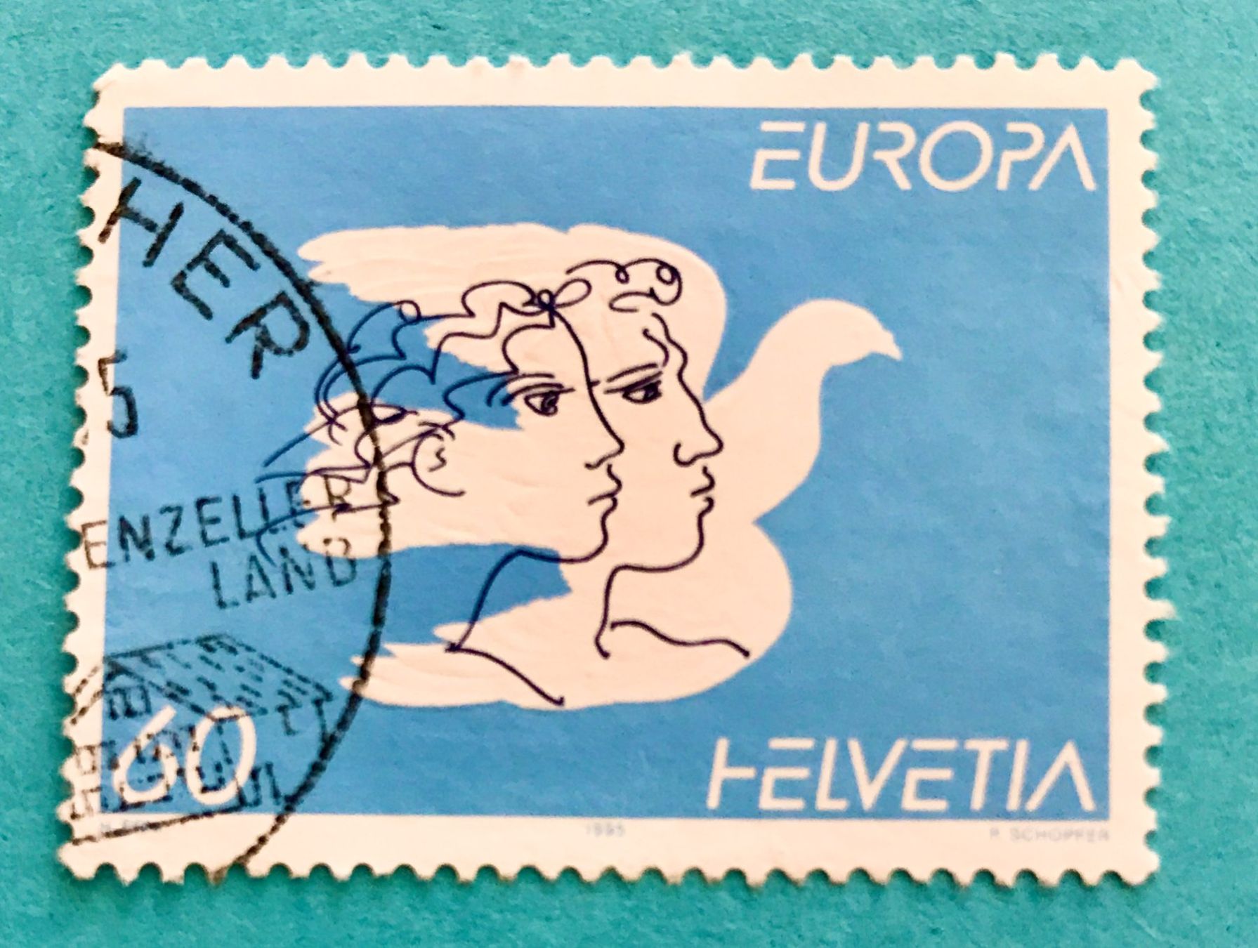 Tutti i francobolli: Nr.880 Friede Europa GESTEMPELT 1995 – Usato da Aarau venduto da Billa007