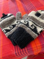 Spezielle Wollhandschuhe mit Muster, Grösse M, Winter-Hit!