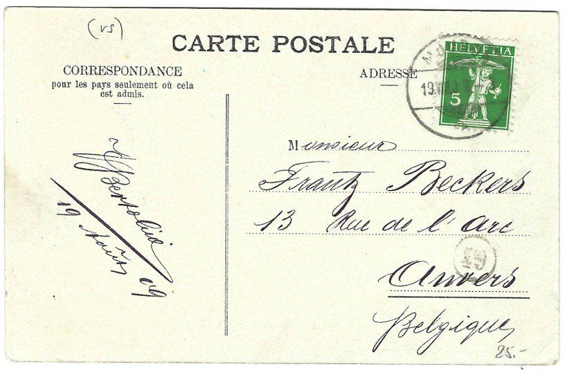 Cartoline postali: Alte AK Bouveret (VS), 1909! – Usato da Rheinfelden venduto da wil_m7gh 1
