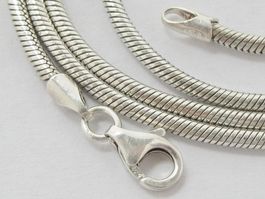 Vintage Schlangenkette Kette Collier Silber 925