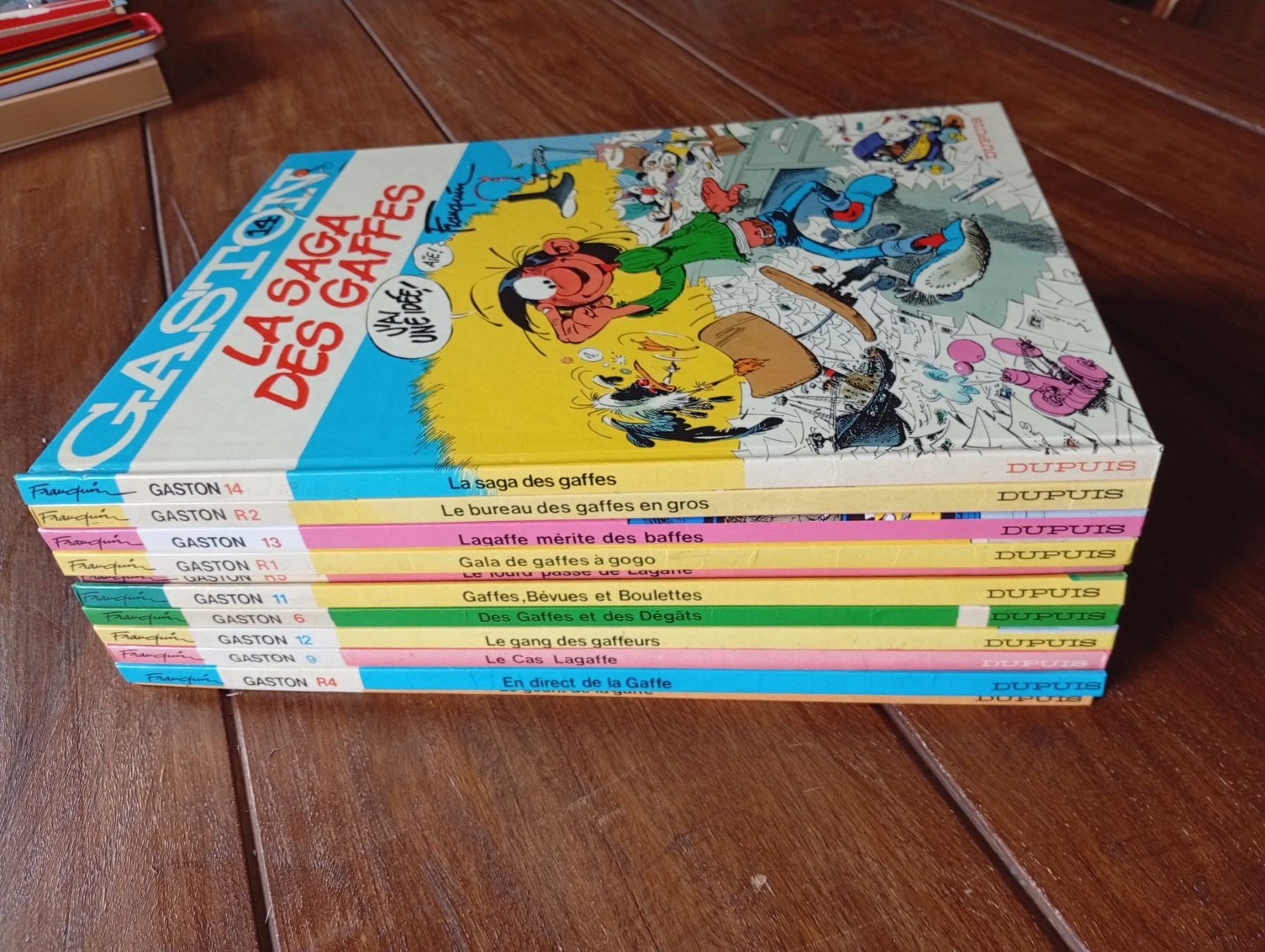 Comics: Lot 11x BD Gaston Lagaffe – Gebraucht aus Perrefitte von 36B 2