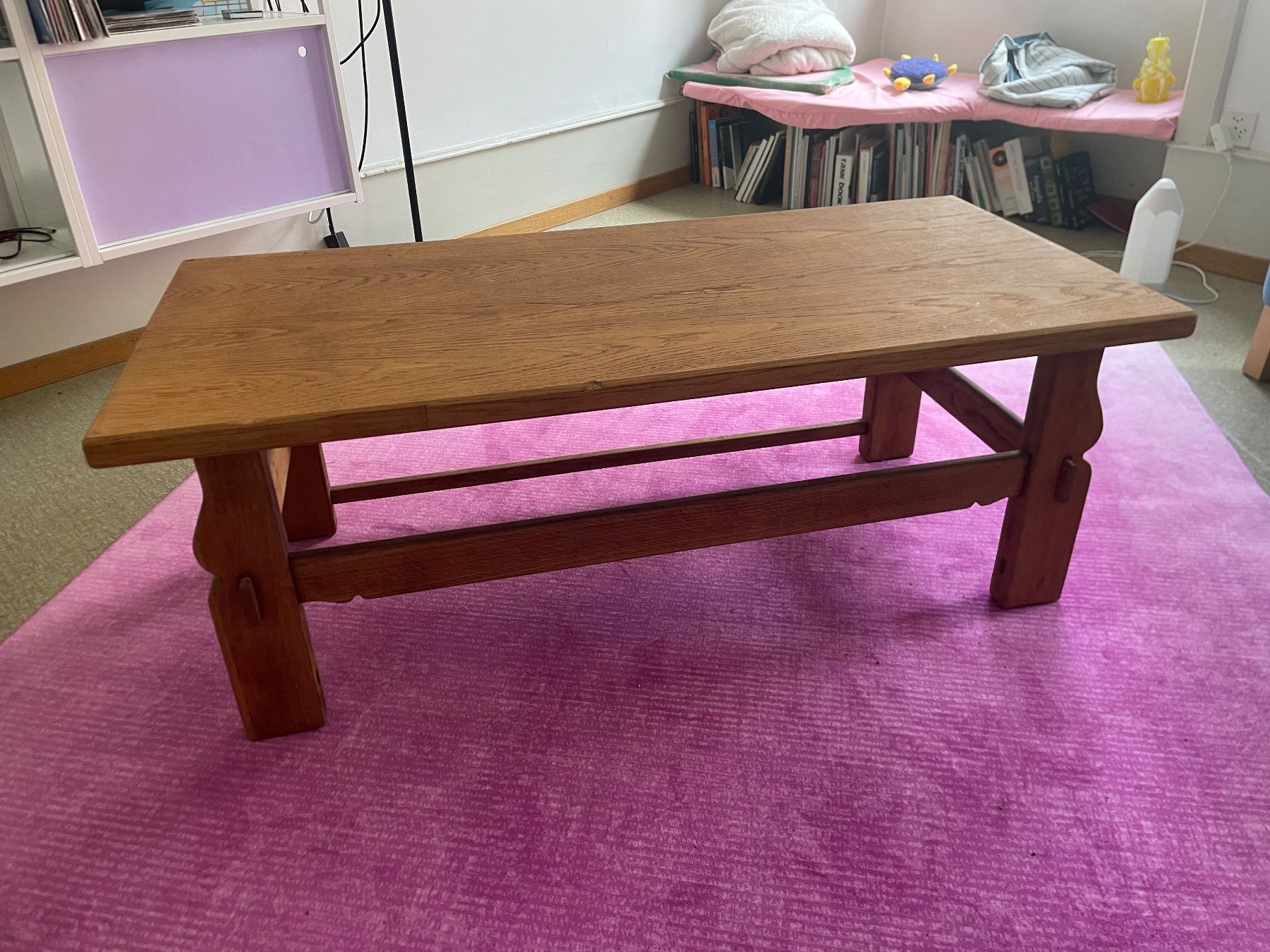 TV Möbel: Table basse bois massif – Gebraucht aus Biel/Bienne von fabrice.ymov