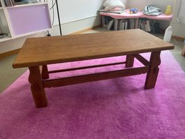 Table basse bois massif