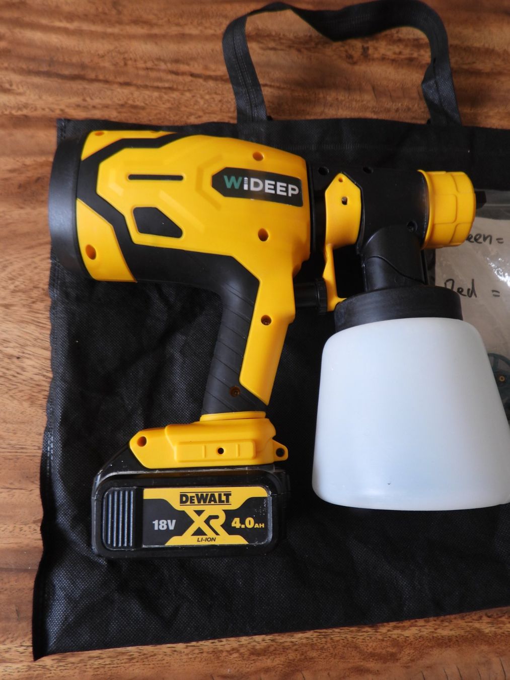 Tutti gli attrezzi: Spray Paint Gun for Dewalt 18V battery powered – Usato da Tavannes venduto da jimananas 6