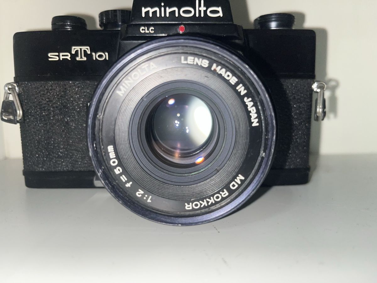 Minolta Kamera: Minolta SRT 101 schwarz analog Kamera mit 2 Objektiven – Gebraucht aus Allschwil von mpant02 2