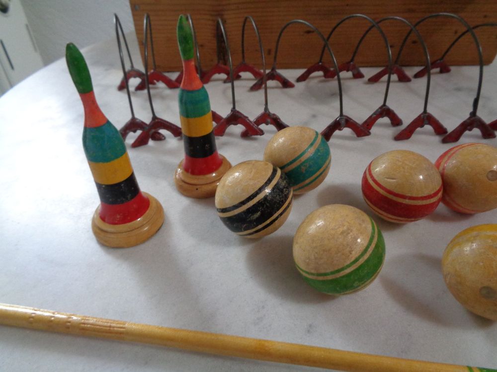 GANAZONO 3stücke Teiliges Croquet-Ball Neuseeland-Holz Bunte Holzkugeln Für Outdoor-rasenspiele Robust Leichter Zubehör Für Junge Mädchen Outdoor-Sport Und Freizeitspaß Im Garten