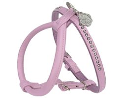 Pinkes Hunde Geschirr M