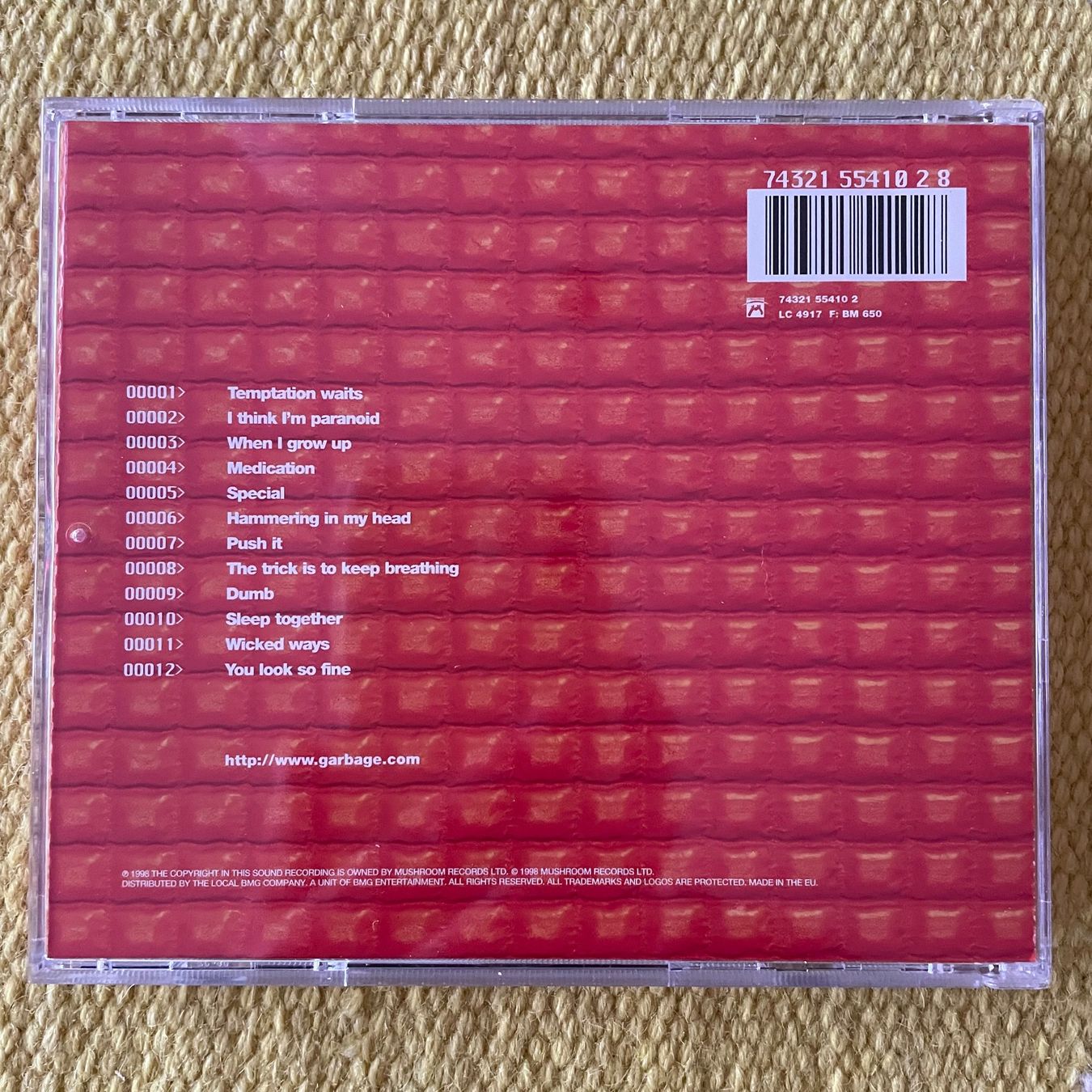 CD: GARBAGE-VERSION 2.0 – Usato da Rorschacherberg venduto da CD-Roli 1