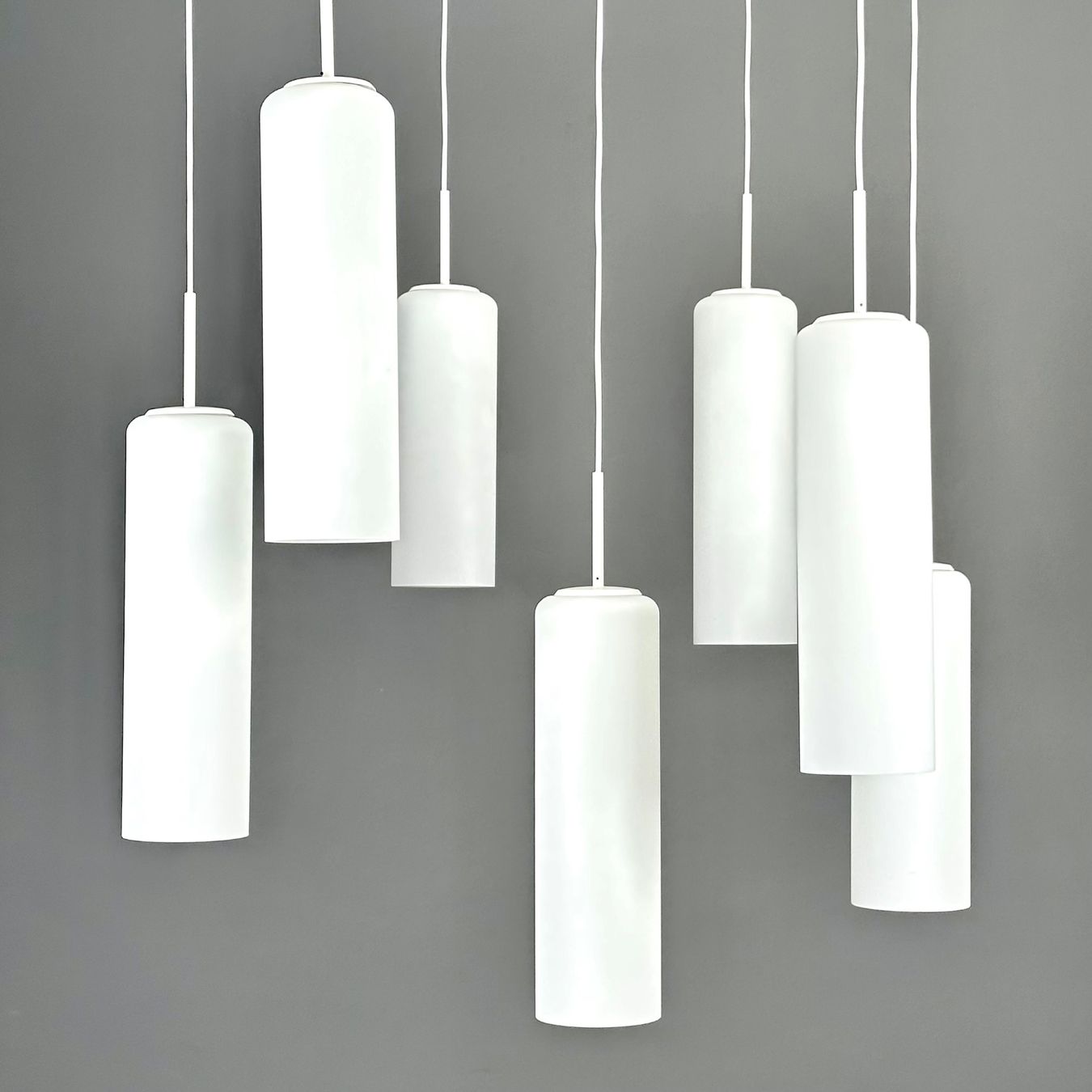 Lampadari & plafoniere: Grosse Pendellampen aus Glas – Usato da Uetikon am See venduto da StudioVintage 1