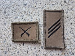 *** Abzeichen Set mit klett Obergefreiter ***