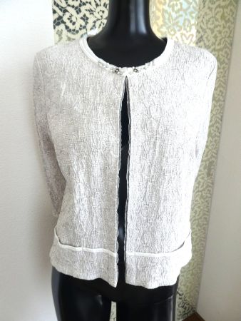 just white design by SE Jacke wie neu, Gr. 40