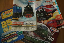 Roco 86/87 + 90/91 + 91/92 + 97/98; 4 Kataloge & 4 Prospekte