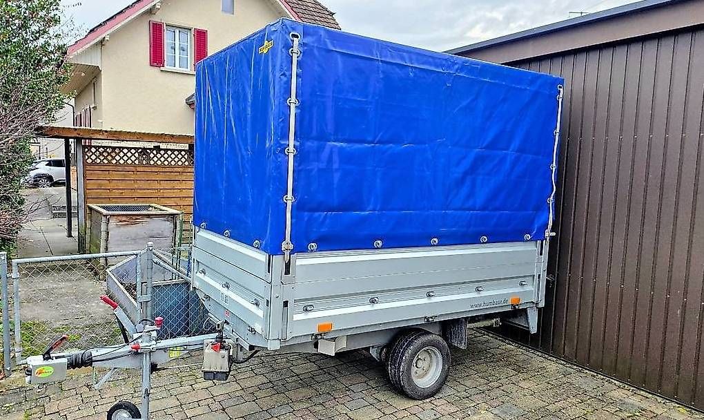 Rimorchi: Sachentransportanhänger, kippbar mit Verdeck – Usato da Grosswangen venduto da Jensen1973 1