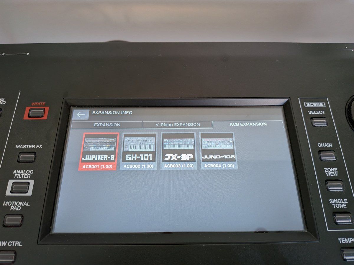 Roland Strumenti musicali: Roland Fantom 7 mit EX Upgrade – Usato da Zürich venduto da hsc_b68f 3