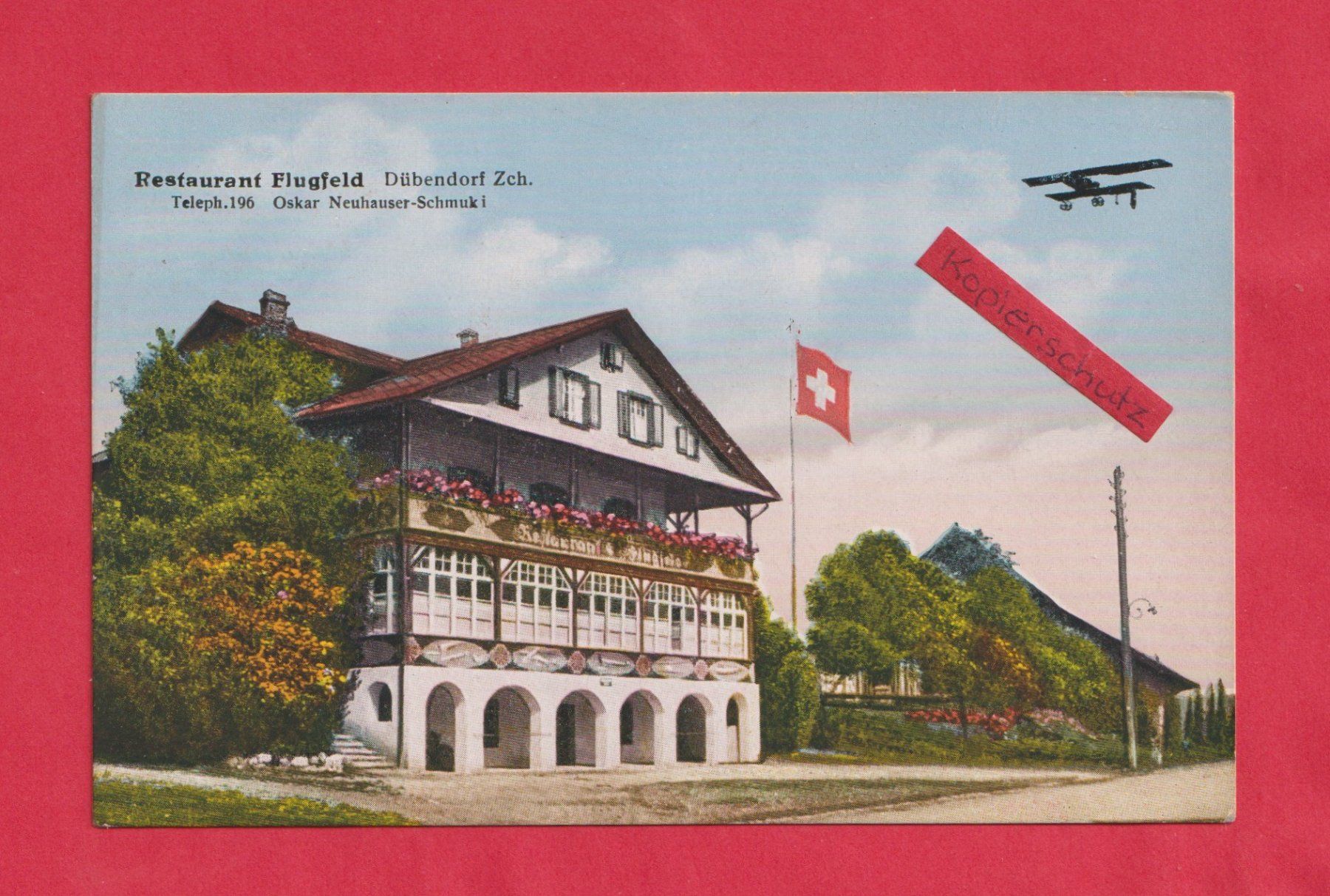 Cartes postales: Dübendorf (ZH) Restaurant Flugfeld – D'occasion à Zürich par Gill46