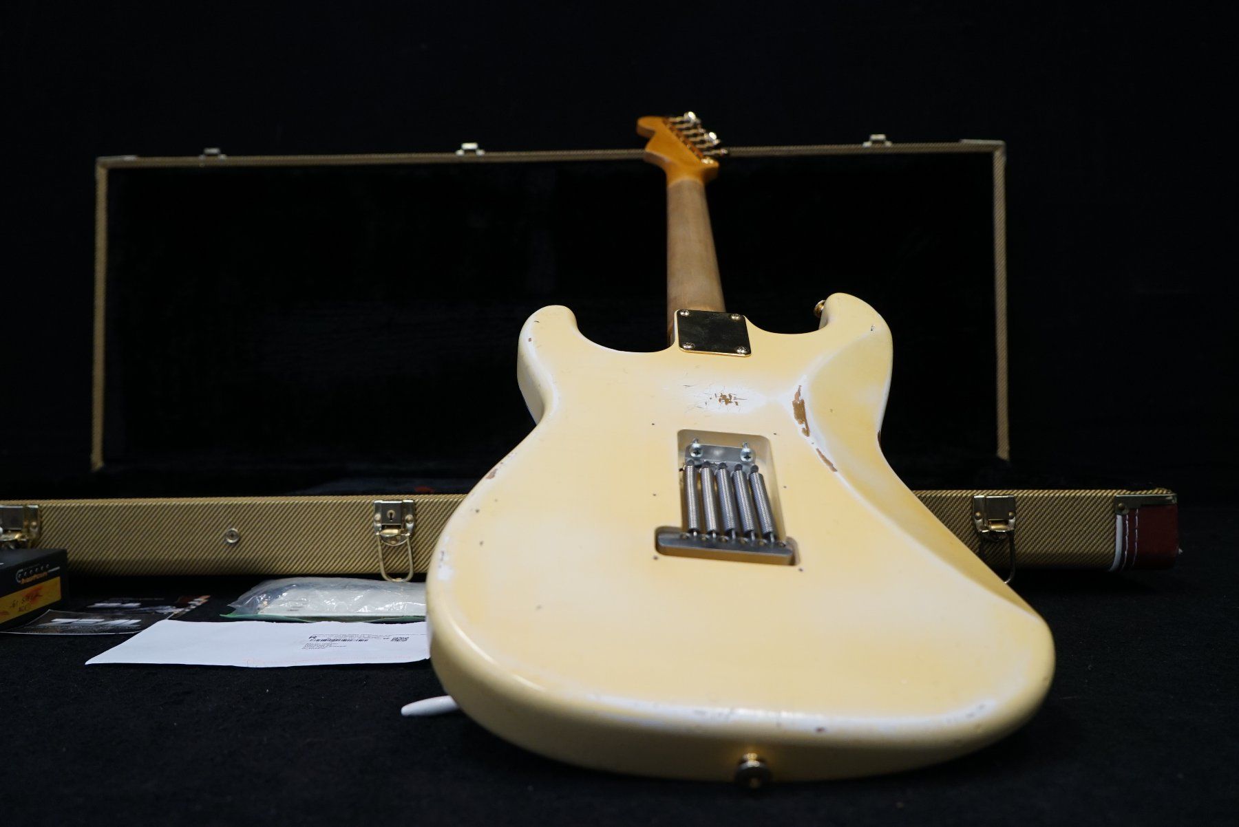 Strumenti musicali: Zeal Custom Made Stratocaster Amber Pickups custom made DE – Usato da Ortschwaben venduto da Musictrade 8