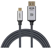 1x Kabel USB Type-C - DisplayPort, 2 m - NEU