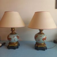1 Paar Tischlampen China 19 Jhd.
