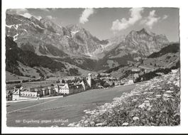 AK ca. 1950 Engelberg gegen Juchlipass