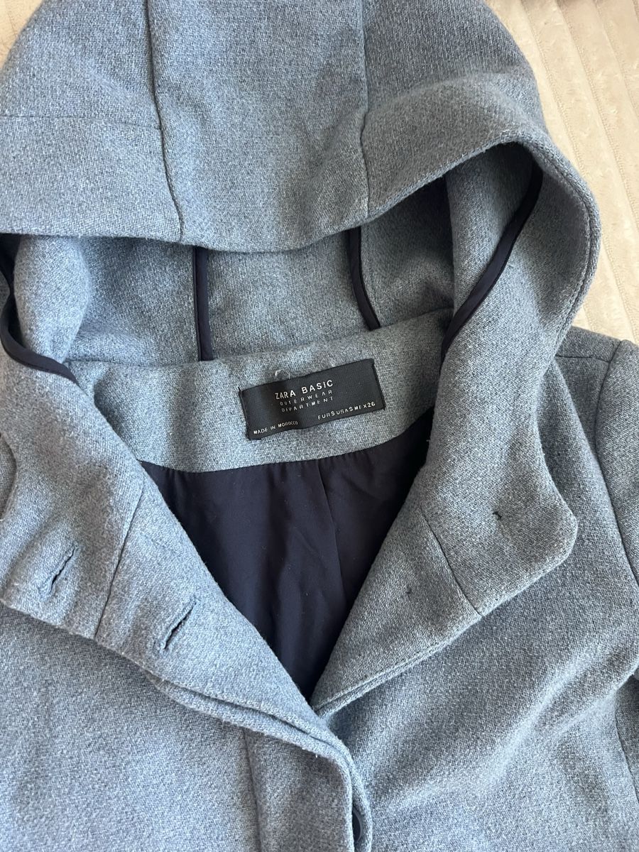 Zara Mäntel: ZARA MANTEL HELLBLAU GR S AB CHF 1.- – Gebraucht aus Basel von theo-g77 1
