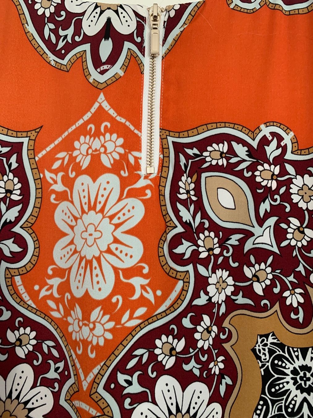 Avant Premiere Blusen: TUNIKA BLUSE GR  44 Orange bunt Marke Avant Premier – Gebraucht aus Nussbaumen AG von brigitebardot 2