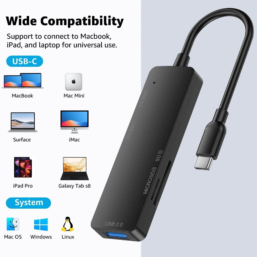 Cavi: Typ C Extender Hoch USB Dock Multifunktions-Kabel – Nuovo e nell'imballaggio originale da Biberist venduto da ShopSoltan
