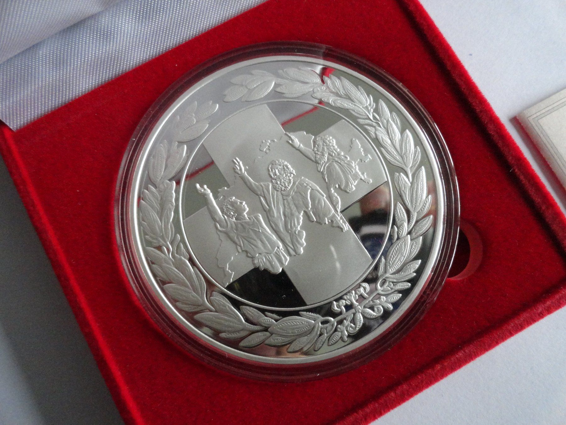 Medaillen: Schweizer Medaille Rütlischwur 2009 - Kupfer/Versilbert etc. – Gebraucht aus Gerlafingen von Shiva_74 2