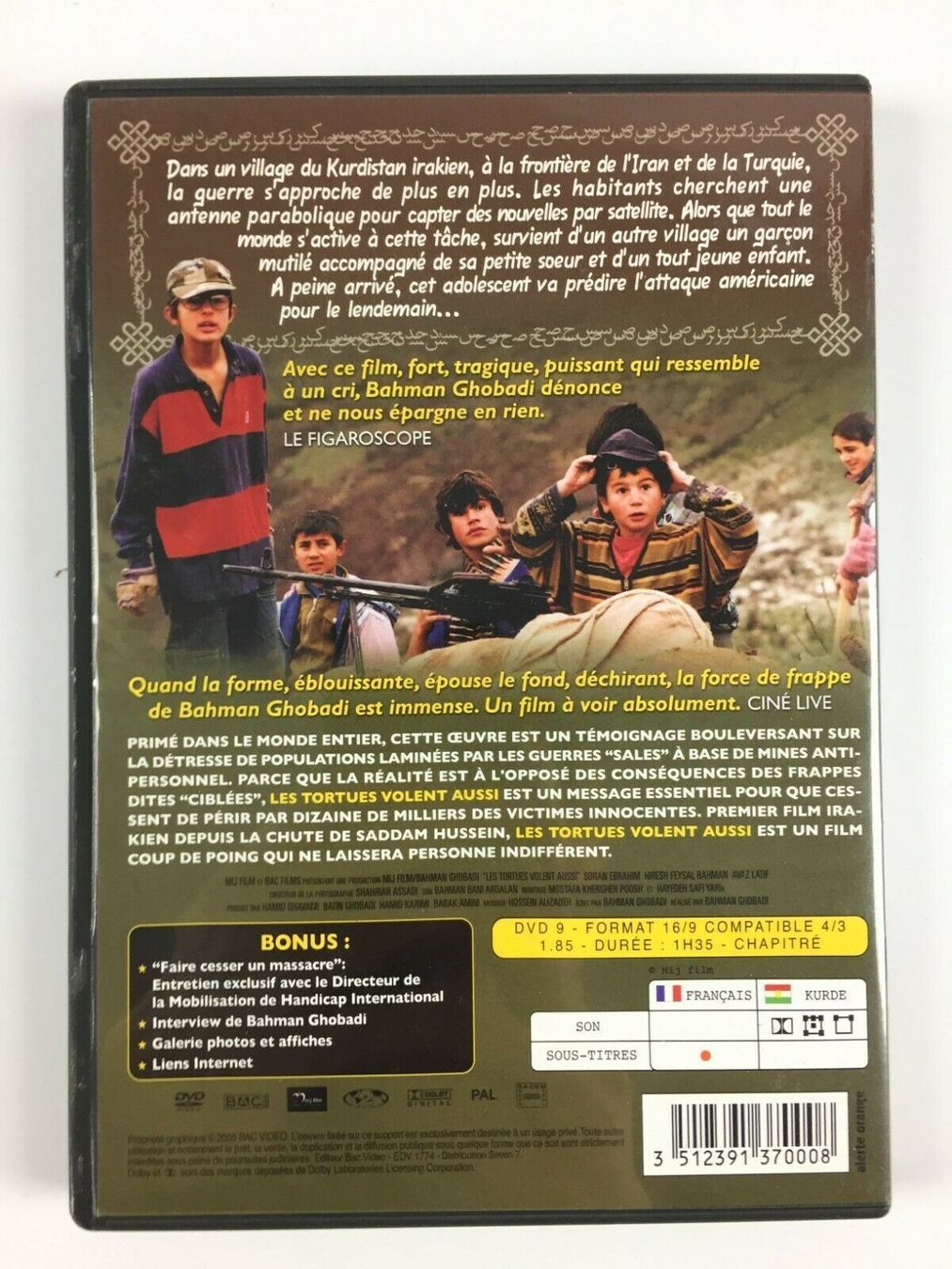 Tutti i DVDs: Les tortues volent aussi                             © '2004 – Usato da St. Gallen venduto da elk2020 1