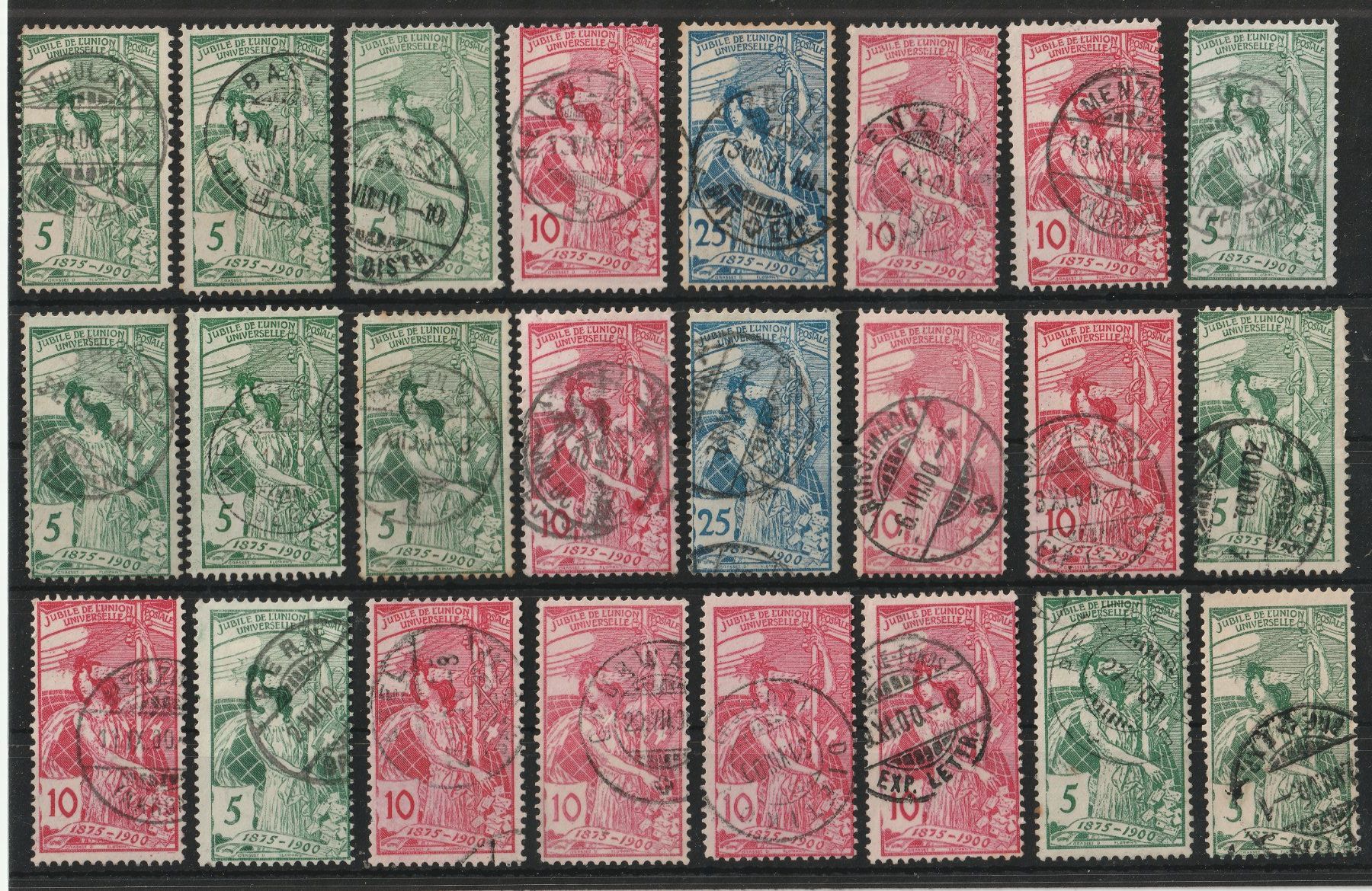 Tous les timbres: Lot UPU 1900. gestempelt – D'occasion à Kradolf par Sibang2