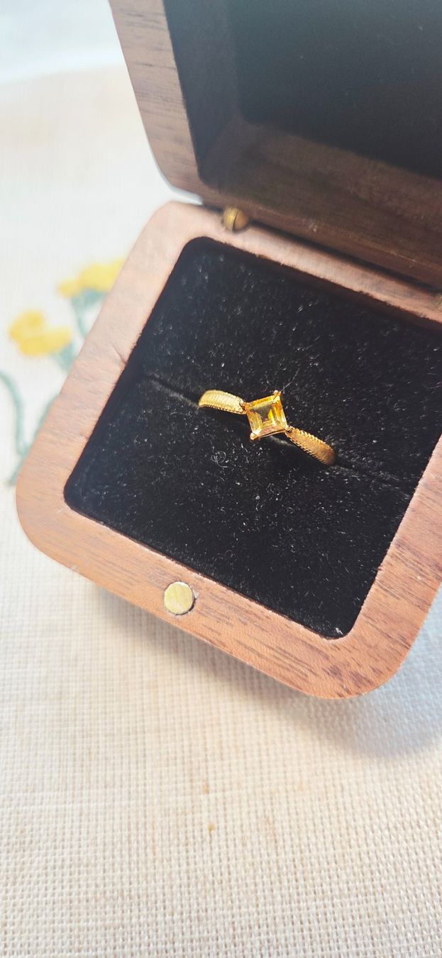 Anelli: NEW - S925 Citrine Ring (Adjustable) – Nuovo (secondo la descrizione) da Zürich venduto da cin_wcf6 2