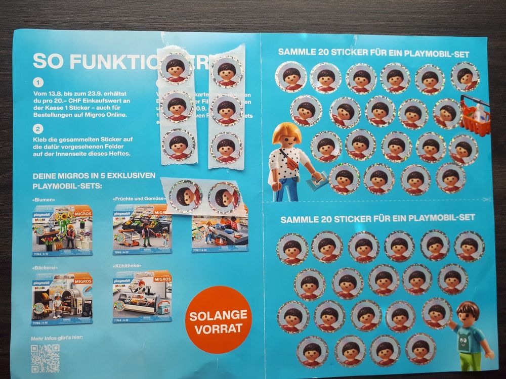 Migros Mania Sticker 48Stk. (Neu (gemäss Beschreibung)) in Ruggell für ...