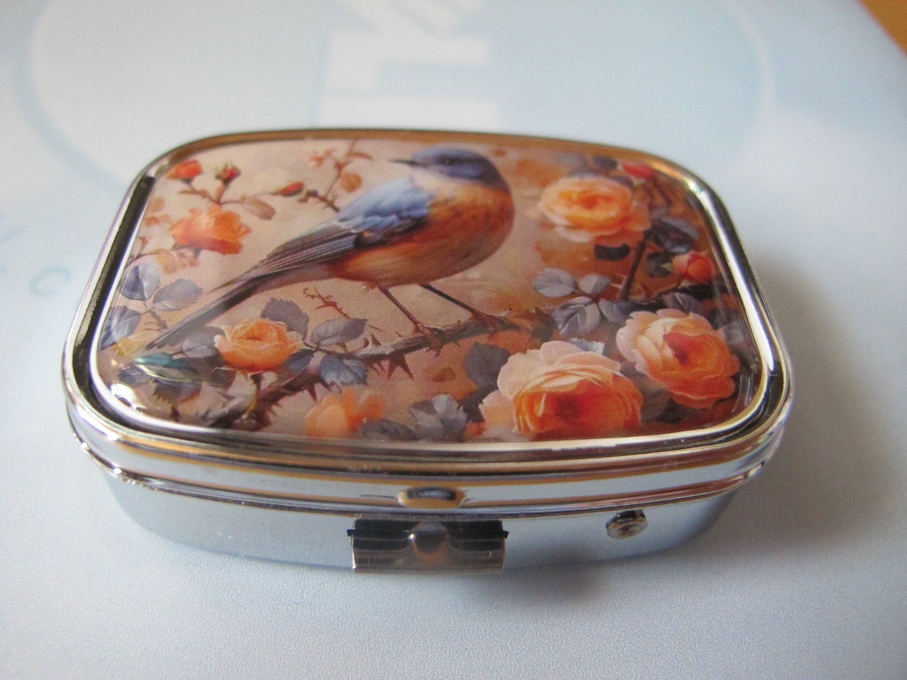 Sonstige Kosmetik & Pflege: Pillendose mit Vogelmotiv neu – Neu (gemäss Beschreibung) aus Löhningen von Chimae67 1