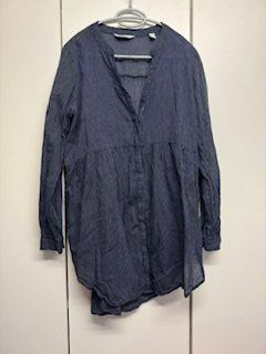 Tchibo Camicette: TCHIBO Longbluse dunkelblau weiss gestreift 40 – Nuovo (secondo la descrizione) da Gommiswald venduto da Anika6