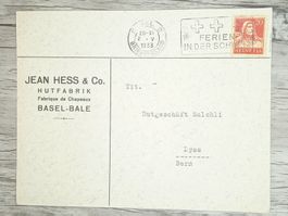 TR20 Enveloppe + Timbre Suisse 1933