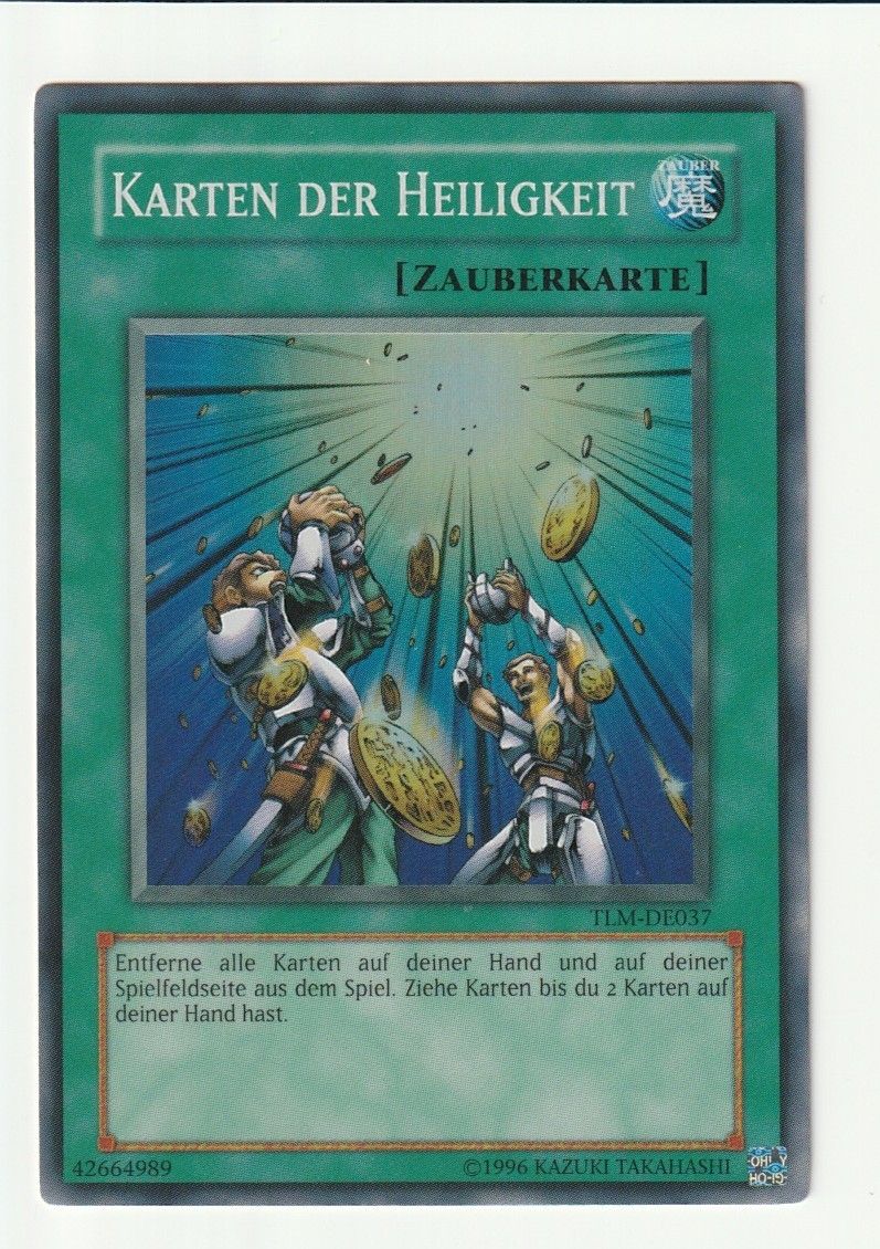 Yugioh Carte collezionabili: Karten der Heiligkeit Super Rare TLM – Usato da Schattdorf venduto da Fabian500
