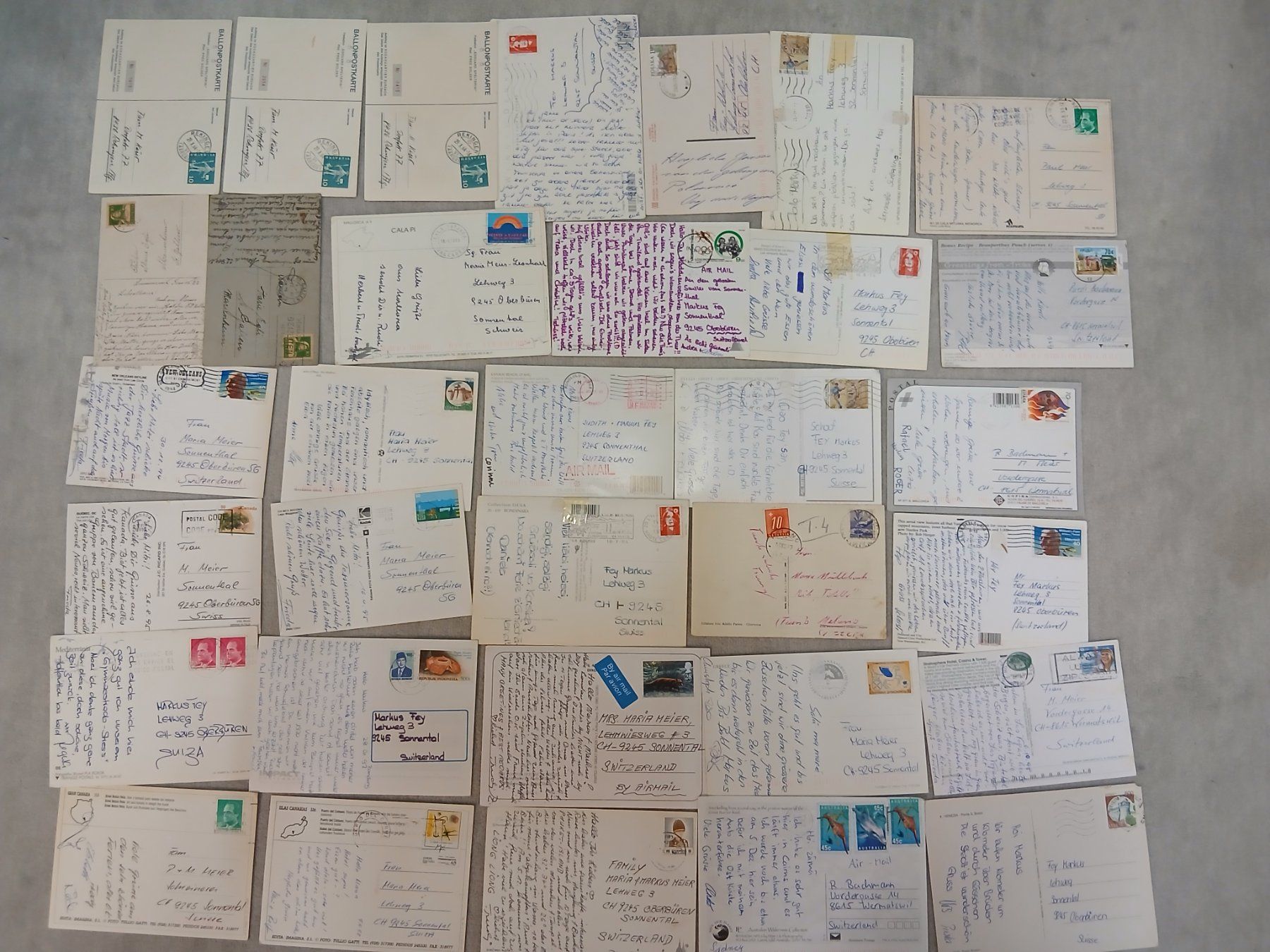 Cartoline postali: Konvolut Ansichtskarten diverse Motive gebraucht – Usato da Sonnental venduto da maec69 1