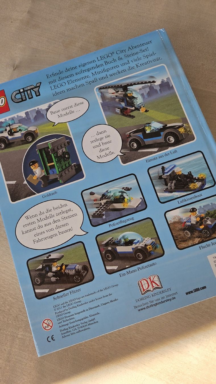 Lego Giocattoli: Lego City Polizei & Räuber Buch &Steine Set – Usato da Hausen am Albis venduto da pear04 2