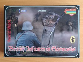 Strelets 1/72"British Infantry in Gasmasks