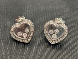 Orecchini Chopard in oro e diamanti