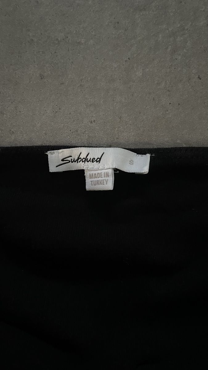 Tops: Tube top black size S subdued – Gebraucht aus Cortaillod von seba15 1