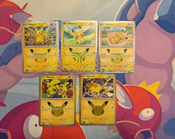 ⚡ Pokémon Pikachu 30th Anniversary Karten Set EN⚡ ab1.-