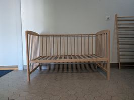 Beistellbett Kinderbett Schardt Micky natur 60x120 cm