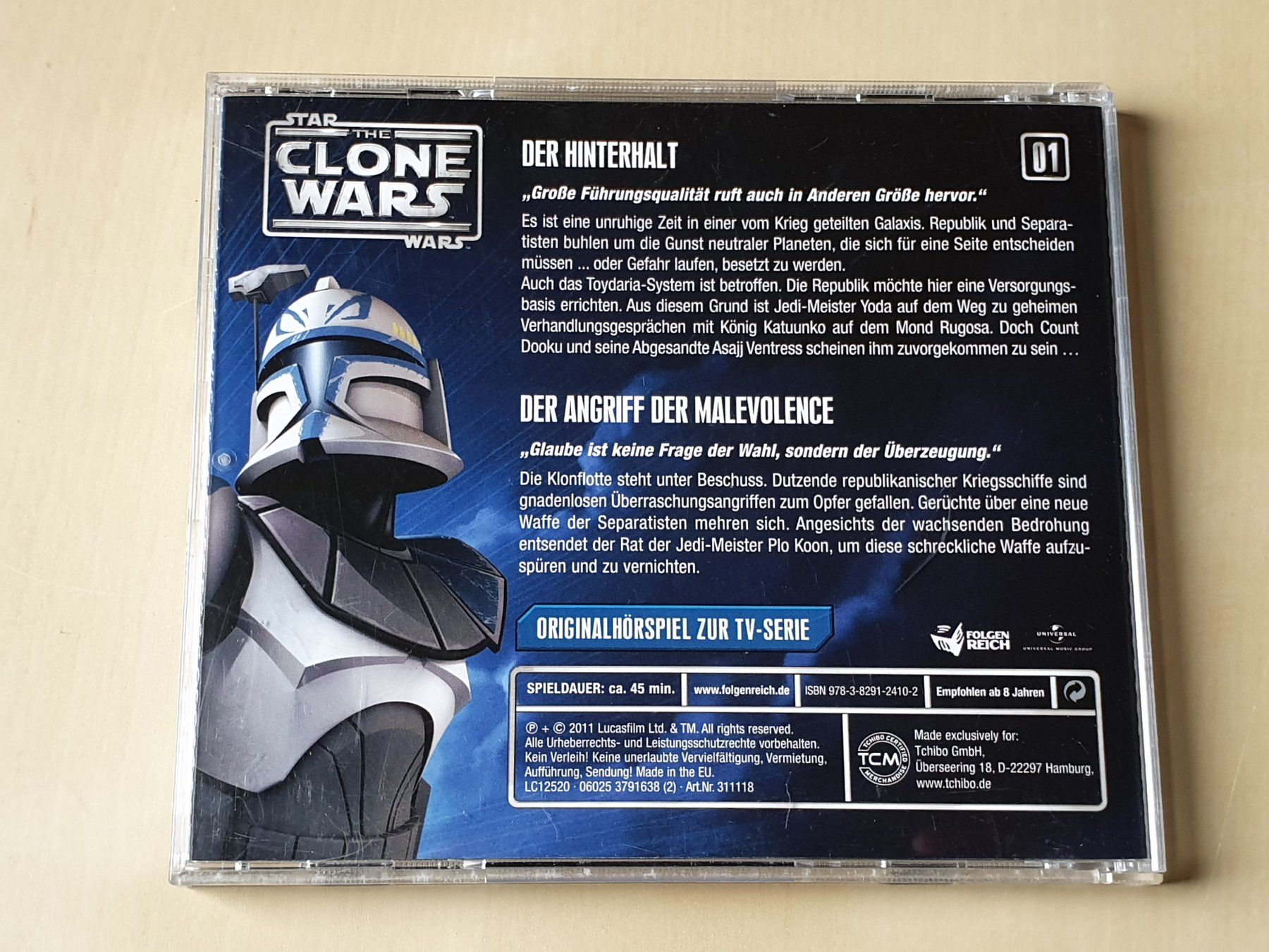 CD: Star Wars The Clone Wars Hörspiel 01 – Usato da Stansstad venduto da collectorsshop 1