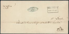 GR S. Vittore - Strahlenstempel - Bellinzona - Brief