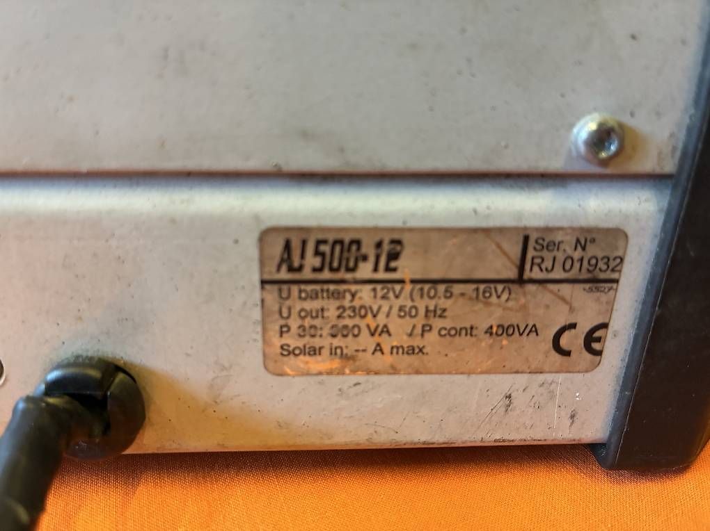 Inverter: Studer Wechselrichter 12V AJ500-12 – Usato da Visperterminen venduto da Husqvarna1 2