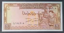 1 POUND / SYRIEN 1978 (BANKFRISCH)