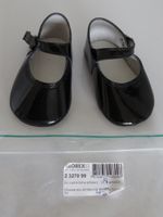 1 Paar Puppenschuhe, Lack, Babyschuhe, Leder, Glorex, 10 cm